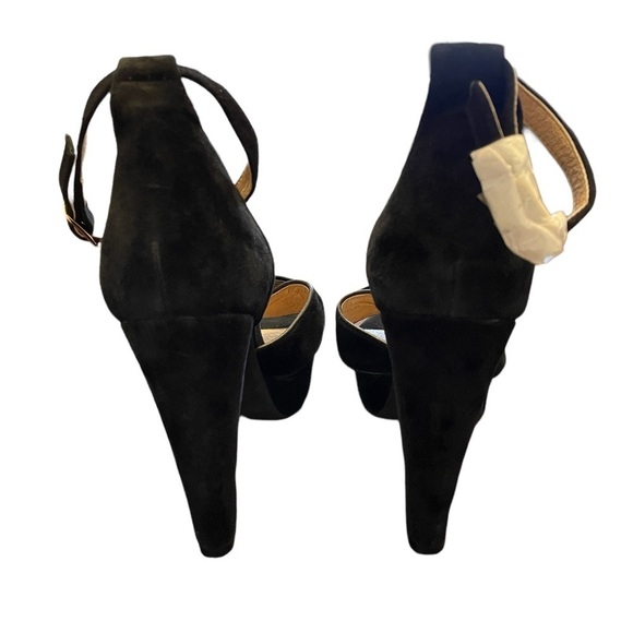 NEW RAYE Revolve Hedi Black Suede Platform Heels Sz. 8.5 - Picture 5 of 10